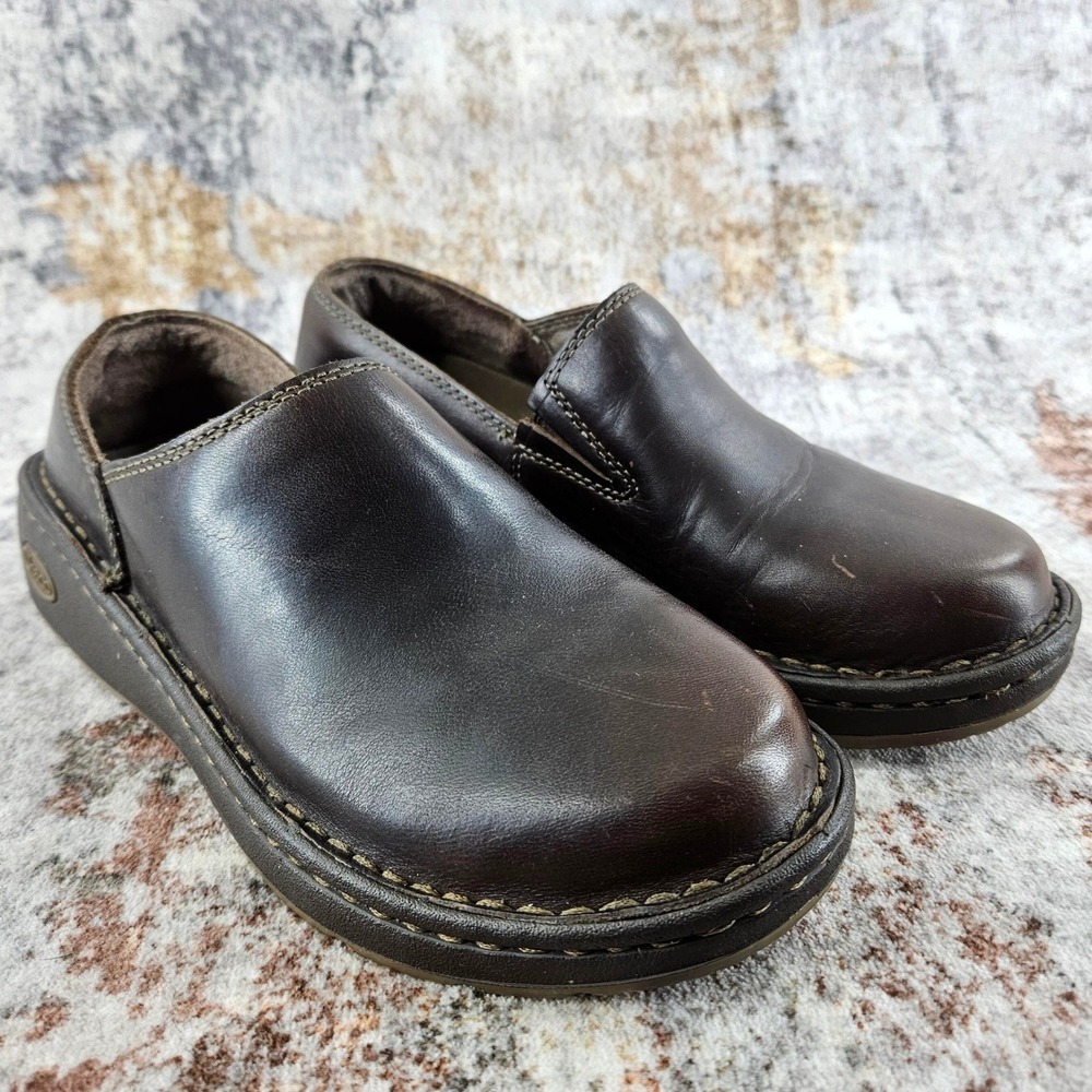 Chaco‎ Zaagh Gunnison Slip On Loafer Womens 6.5 Chocolate Brown Leather J102584